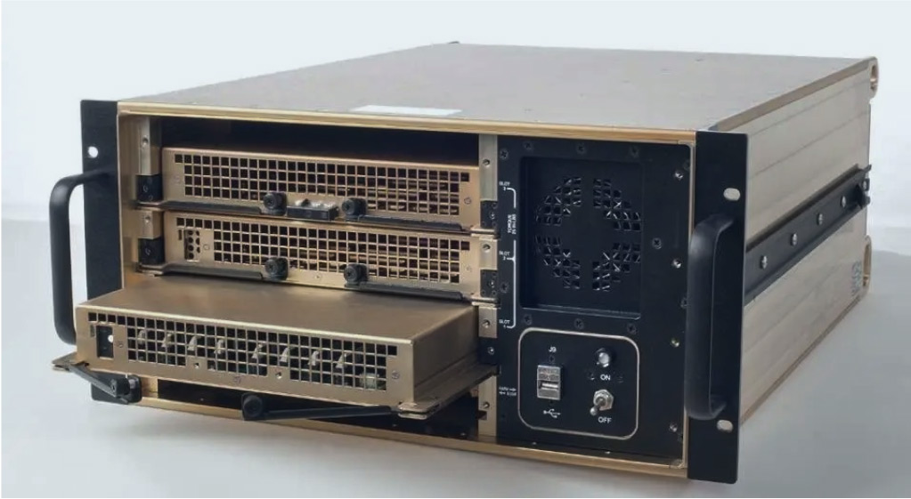 photo of the first rugged IBM BladeCenter built by Tracewell Engineering.